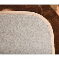 萩原 ホットカーペットカバー ボタニカル 幅1850×奥行1850mm ベージュ 240608504 1枚（直送品）