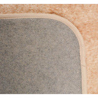 萩原 ホットカーペットカバー フロスト 幅1850×奥行1850mm ベージュ 240608604 1枚（直送品）