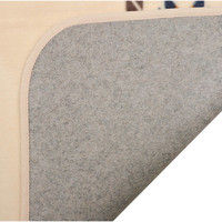 萩原 ホットカーペットカバー マウンテン 幅2000×奥行2500mm アイボリー 240608717 1枚（直送品）