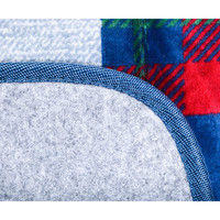 萩原 ホットカーペットカバー エクスプローラー 幅2000×奥行2500mm ブルー 240608915 1枚（直送品）