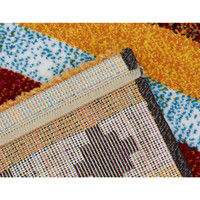 萩原 ウィルトン PANDRA ボーダー 幅1400×奥行2000mm 240610800 1枚（直送品）