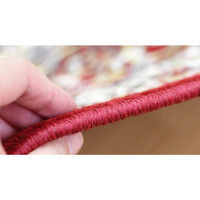 萩原 ウィルトンラグ シャハリヤ 幅2400×奥行3400mm レッド 240611531 1枚（直送品）