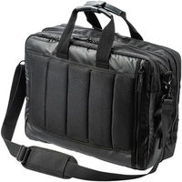 サンワダイレクト 3WAYビジネスバッグ（リュック対応・メッシュ使用・大容量・28L） 200-BAG134BK 1個（直送品）