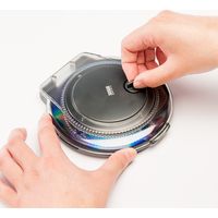 サンワダイレクト ディスク修復機（手動・研磨タイプ・DVD/CD/ゲームソフト） 200-CD028 1個（直送品）