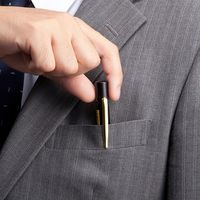 サンワサプライ レーザーポインター 200-LPP022 緑色レーザー ペン型 単4乾電池×2 連続使用3時間（直送品）