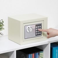 サンワダイレクト 小型電子金庫 200-SL039GY 1個（直送品）