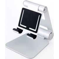 サンワダイレクト iPad・タブレットPCアルミスタンド（折りたたみ式） 200-STN002 1個（直送品）