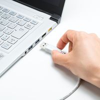 サンワダイレクト タッチ式バーコードリーダー（読取り口60mm・CCDスキャナ） 400-BCR003 1個（直送品）