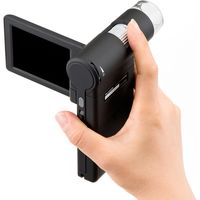 サンワダイレクト マイクロスコープ（デジタル顕微鏡・最大300倍・モニター付き） 400-CAM025 1個（直送品）