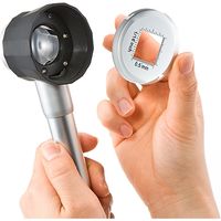 サンワダイレクト 観察&計測用スケールルーペ（10倍・LEDライト・フラッシュルーペ・虫眼鏡） 400-LPE005 1個（直送品）