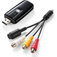 サンワダイレクト USBビデオキャプチャー（ビデオテープダビング・デジタル化） 400-MEDI008 1個（直送品）