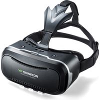 サンワダイレクト コントローラー付き3D VRゴーグル 400-MEDIVR2SET 1個（直送品）