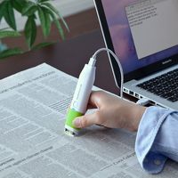 サンワダイレクト ペン型スキャナ（OCR・USB接続・193カ国語翻訳対応・スティック型） 400-SCN037 1個（直送品）