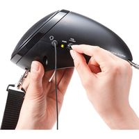 拡声器　メガホン　スピーカーマイク　ポータブル型　ハンズフリー　400-SP062　サンワサプライ　1個（直送品）