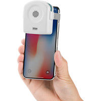 サンワダイレクト 電話機用スピーカー（受話音量増幅器・電話拡声器・ゴムバンド取付） 400-SP078 1個（直送品）