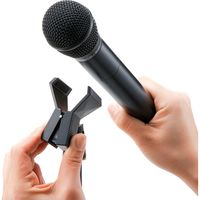 サンワダイレクト マイクスタンド（ストレートタイプ・クリップ式マイクホルダー付・折りたたみ対応・最大146cm） 400-SPST3 1個（直送品）