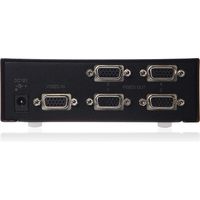 サンワダイレクト 高性能ディスプレイ分配器（ミニD-Sub15pin・アナログ用・4分配） 400-VGA006 1個（直送品）