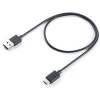 サンワダイレクト USB タイプCケーブル（USB2.0・USB Aオス/Type-Cオス・50cm・ブラック） 500-USB047-05 1個（直送品）