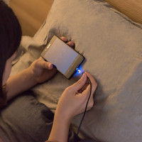 サンワダイレクト LED内蔵マグネット着脱式マイクロUSB充電専用ケーブル 500-USB048 1個（直送品）