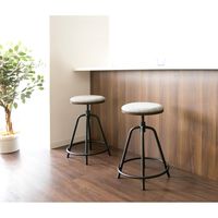 宮武製作所 昇降スツール 幅390×奥行390×高さ500mm KNC-027 1台（直送品）