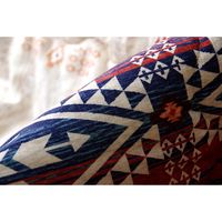 イケヒコ こたつ布団 正方形 キリム柄 ノーブル 幅1900×奥行1900mm レッド 6817609 1枚（直送品）