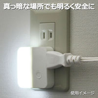 朝日電器 LEDスイッチ付ライト PM-LC101（W）（直送品）