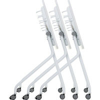 サンワサプライ フォールディングデスク 幅650×奥行500×高さ700mm ホワイト FLD-6550WN 1台（直送品）