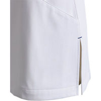 住商モンブラン ジャケット レディス 半袖 白×ブルー LL JU802-13（直送品）