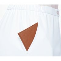 明石スクールユニフォームカンパニー メンズパンツ ホワイト LL UQM2101 1枚　白衣