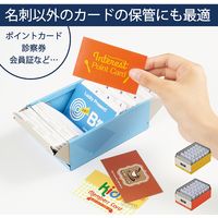 カール事務器 カードファイルケース ライトブルー CFC-400-T 3個