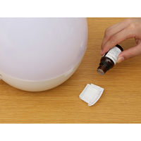 アイリスオーヤマ 加湿器 卓上 280ml アロマ対応 超音波式加湿器 しずく型 8畳  2.8L UHM-280S-W ホワイト