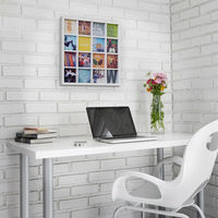 アントレックス Umbra（アンブラ） グリッドアート フォトディスプレイ 幅435×奥行30×高さ435mm ホワイト 2311030660 1個（直送品）