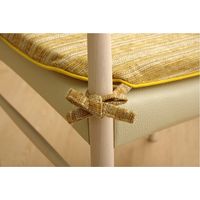 イケヒコ クッション バテイ 『エルピス』 幅410×奥行430mm ゴールド 9308319 1枚（直送品）