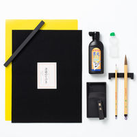 呉竹 お習字箱セット 黒 書道 GM1-9 1セット