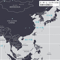 マッチングジャパン 大判 ラミあり 知育ステッカー 地図『世界地図_LLサイズ/G』 CO-10005-AS（直送品）