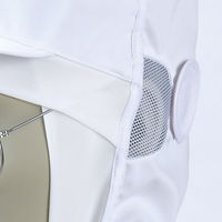 【衛生帽子】 住商モンブラン「現場のチカラ」 頭巾帽子 兼用 M A9-1055 白 1枚  オリジナル