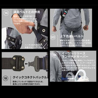 【アウトレット】【墜落制止用器具】 スリーエム ジャパン DBI サラ エグゾフィット ライト フルハーネス 回転式モデル 1本【終売品】