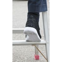 【軽作業靴】カジメイク GILIO ワークシューズ 6408-28cm-ネイビー 1足