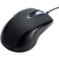 サンワサプライ 有線IR LEDマウス（ダブルクリックボタン付き） MA-IR125BK 1個（直送品）