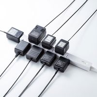 延長コード 電源タップ 2m 2P（ピン） 8個口 マグネット ホワイト TAP-SPSLIM8-2 サンワサプライ 1個