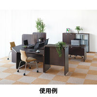 ARAN WORLD EIDOS エイドス ハイカウンター ダークブラウン 幅800×奥行500×高さ1000mm 1台（2梱包）