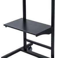 サンワサプライ 32型～65型対応液晶・プラズマディスプレイスタンド CR-PL12N 1台 幅780×奥行720×高さ1814mm テレビ台 モニターラック