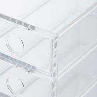無印良品 アクリル小物収納 6段 約幅8.7×奥行17×高さ25.2cm 1箱（9個入） 良品計画