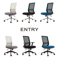 【組立設置込】コクヨ エントリー（ブラックナイロン脚） ブラック CR-BK9000BKD-W １脚(直送品)（直送品）