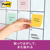 【強粘着】ポストイット 付箋 ふせん ノート 75×75mm マルチカラー5 1箱(12冊入) スリーエム 6541SS-MC-5