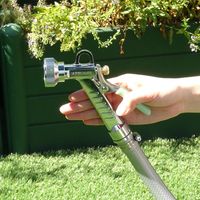 カクダイ 散水ノズル 大口径 (切替2種類 金属製 バンド付き スプレーガン) GA-QB006 1個