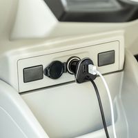 サンワサプライ カーチャージャー(延長ケーブル付き・4ポート・9.6A) CAR-CHR75U 1個（直送品）