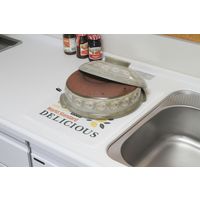 サンベルム 吸水・速乾水切りマット オレンジ 1セット(5枚) K59900（直送品）