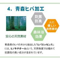 イケヒコ 『青森ヒバ加工 すべり止めシート』 幅2700×奥行3500mm ブルー 1071610016101 1枚（直送品）