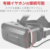 エレコム VRゴーグル/ピント調節可能/スタンダードタイプ VRG-X01BK 1個